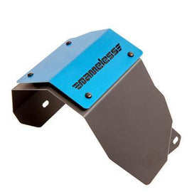 NAMELESS TURBO HEATSHIELD BLACK CERAMIC W/BLUE FOR SUBARU TURBO MODELS