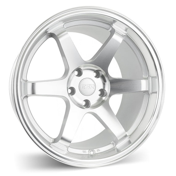 ESR Wheels SR07 18X8.5 5X114.3 +30 73.1 MACHINE FACE w/MACHINED LIP 88551430 SR07MF-ML