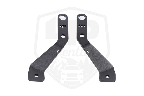 LP Aventure Hood Light Brackets Powder Coated Pair Black for 2019+ Toyota RAV4 FLP-RAV4-19-HBL+OPC