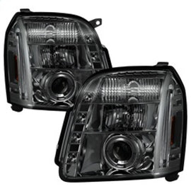Spyder GMC Yukon 07-14/Yukon Denali 07-14 Projector Headlights LED Halo LED Smke PRO-YD-GY07-HL-SM 5029348