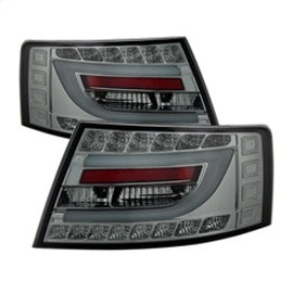 Spyder Audi A6 05-08 4Dr Sedan Only Light Bar LED Tail Lights Smke ALT-YD-AA605V2-LBLED-SM 5080776