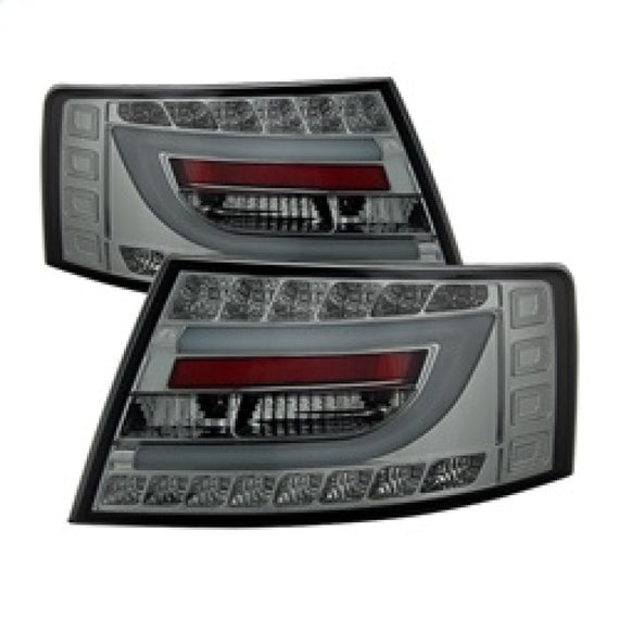 Spyder Audi A6 05-08 4Dr Sedan Only Light Bar LED Tail Lights Smke ALT-YD-AA605V2-LBLED-SM 5080776