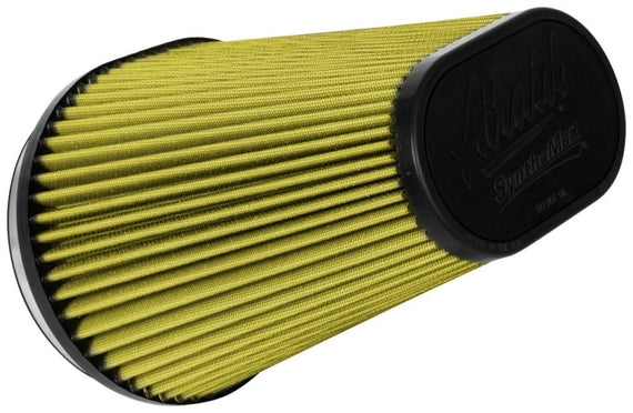 Airaid Universal Air Filter - Cone 6in FLG x 9-1/2x7-1/2in B x 6-3/8x3-3/4in Tx9-1/2in H Synthamax 725-127