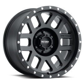 Method Race MR306 Mesh, 17x8.5, 0mm Offset, 6x5.5, 108mm Centerbore, Matte Black MR30678560500