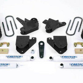 Fabtech 01-04 Ford F250/350 2WD 6in Basic Sys w/Perf Shks K2100