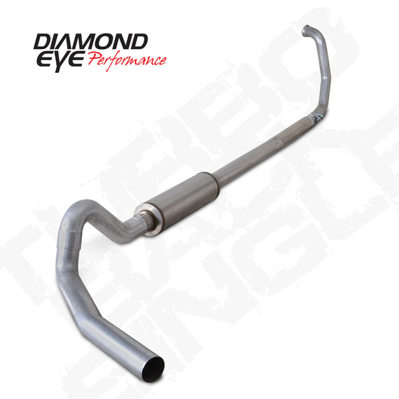 Diamond Eye KIT 4in TB SGL AL: 1994.5-1998.5 FORD 7.3L E-SERIES VAN NFS W/ CARB EQUIV STDS K4317A