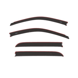 AVS 16-18 Dodge RAM 1500 Crew Cab Ventvisor Color Match Window Deflectors 4pc - Black CC 994004-PX8