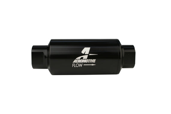 Aeromotive In-Line Filter - AN-10 - Black - 100 Micron 12324