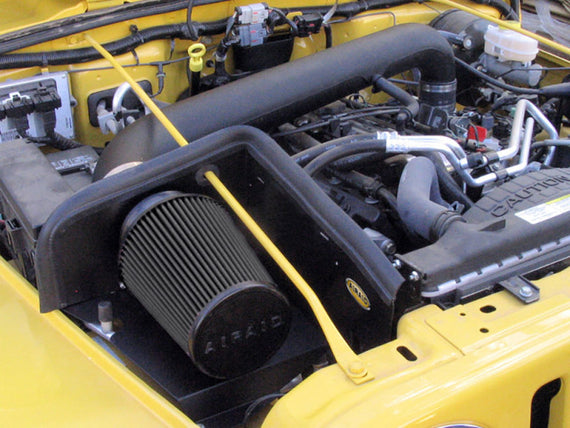 Airaid 97-06 Jeep Wrangler TJ 4.0 L CAD Intake System w/ Tube (Dry / Black Media) 312-158