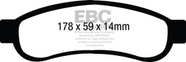 EBC Brakes DP41893R Yellowstuff Street And Track Brake Pads DP41893R