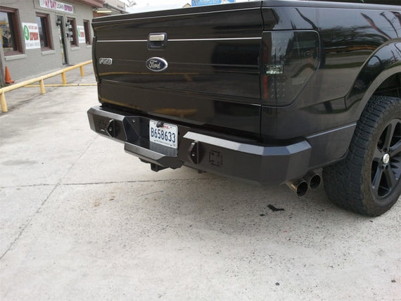 Iron Cross 09-10 Ford F-150 Heavy Duty Base Rear Bumper - Gloss Black 21-415-09