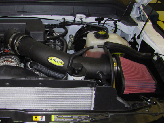 Airaid 10-13 Ford F-250 / F-350 Super Duty 6.2L CAD Intake System w/ Tube (Dry / Red Media) 401-273