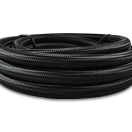 Vibrant -8 AN Black Nylon Braided Flex Hose (20 foot roll) 11978