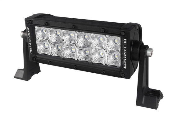 Hella Value Fit Sport 8in Light - 36W Dual Row Flood Beam - LED 357208001