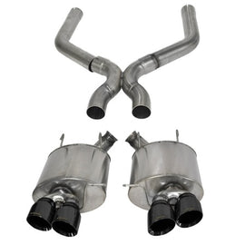 Corsa 2013-2014 Ford Mustang Shelby GT500 5.8L V8 Black Sport Axle-Back + XO Exhaust 14323BLK
