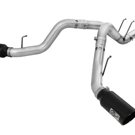 Afe 49-03065-B Atlas 4" DPF-Back Exhaust System w/Black Tips for Ford Powerstoke 49-03065-B