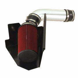 Spectre 96-00 GM Truck V8-5.0/5.7L F/I Air Intake Kit - Clear Anodized w/Red Filter 9903