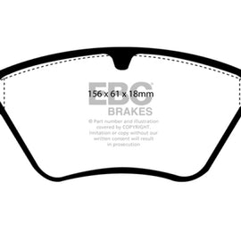 EBC 94-96 Saab 900 2.0 Turbo Greenstuff Front Brake Pads DP2976