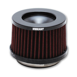 Vibrant The Classic Perf Air Filter 4.75in O.D. Cone x 3-5/8in Tall x 5in inlet I.D. Turbo Outlets 10932