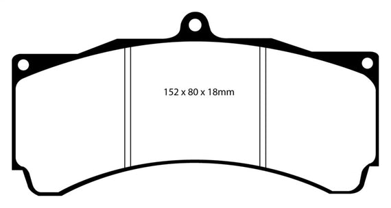 EBC Brakes Yellowstuff Performance Brake Pads DP4005R