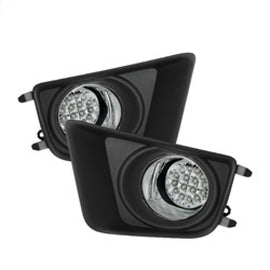 Spyder Auto LED Black Clear Fog Lights Fits 2012-2015 Toyota Tacoma - 5075154 5075154