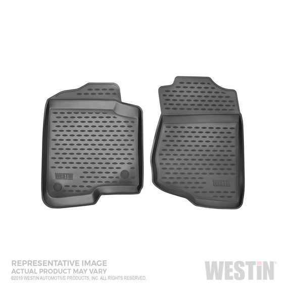 Westin 07-14 Cadillac Escalade Profile Floor Liners Front Row - Black 74-05-11003