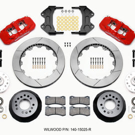 Wilwood AERO6 Front Hub Kit 15.00-Red WWE ProSpindle 140-15025-R