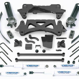 Fabtech 95.5-04 Toyota Tacoma 4 Cyl 2/4WD 6 Lug 6in Perf Sys w/Perf Shks K7003