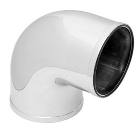 Spectre Universal Intake Elbow Tube (ABS) 3in. OD / 90 Degree - Chrome 86981