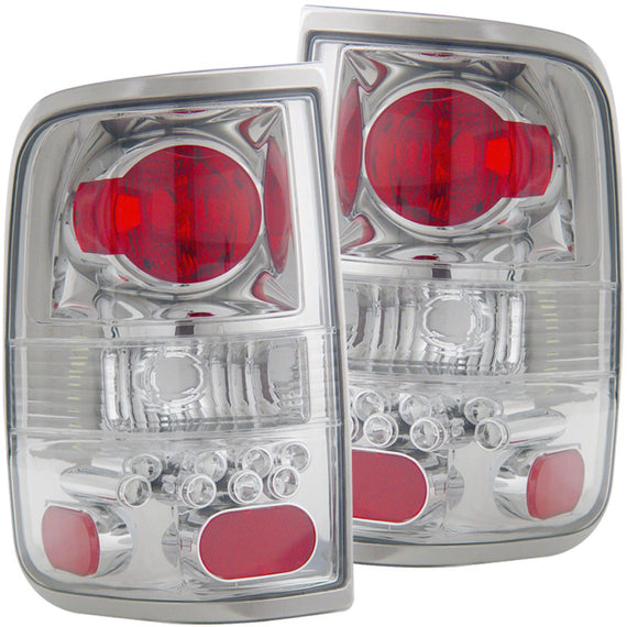 ANZO 2004-2008 Ford F-150 Taillights Chrome 211138