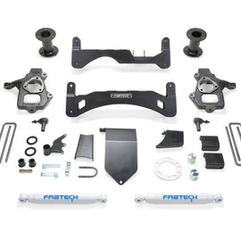 Fabtech K1083 Basic Lift System w/Shocks Fits 14-18 Sierra 1500 Silverado 1500 K1083