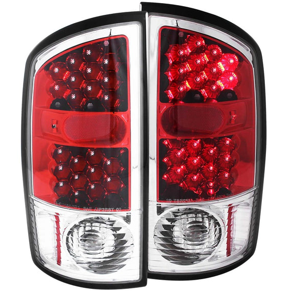 ANZO 2002-2005 Dodge Ram 1500 LED Taillights Red/Clear 311133