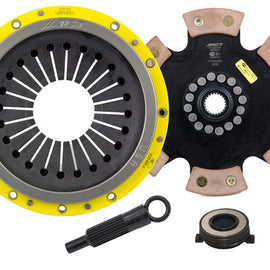 ACT 1991 Porsche 911 XT/Race Rigid 6 Pad Clutch Kit PO1-XTR6