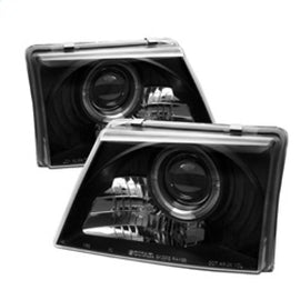 Spyder Ford Ranger 98-00 Projector Headlights LED Halo Black High 9005 Low H1 PRO-YD-FR98-BK 5010520