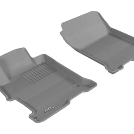3D MAXpider Custom Fit Kagu Gray 1st Row Floor Liners for Accord Coupe/Sedan L1HD04811501