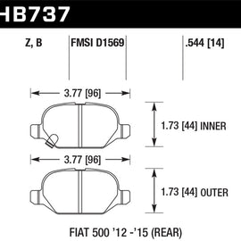 Hawk Performance HB737B.544 HB737B.544