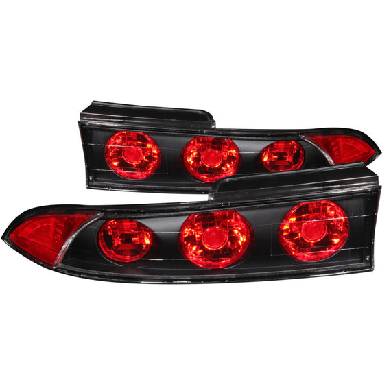 Anzo 221084 Black/Red G2 Tail Lights Halogen Lens for95-99 Mitsubishi Eclipse 221084