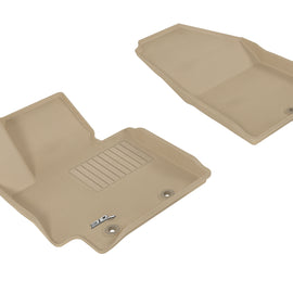 3D MAXpider 14-19 for Kia Soul 1st Row Tan Kagu Floor Mat L1KA02011502