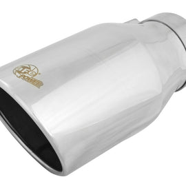 aFe Diesel Exhaust Tip Bolt On Polished 4in Inlet x 6in Outlet x 12in Length 49T40604-P12