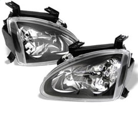 Spyder Honda Del Sol 93-97 Crystal Headlights Black HD-YD-HD93-BK 5012586