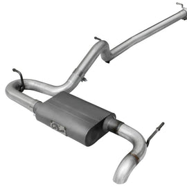 aFe Scorpion Exhaust System Cat Back 2.5in Aluminized Hi-Tuck 07-18 Jeep Wrangler JK V6 3.6/3.8L 49-08043