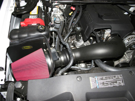 Airaid 09-13 GM Truck/SUV (w/ Elec Fan/excl 11 6.0L) CAD Intake System w/ Tube (Dry / Red Media) 201-233