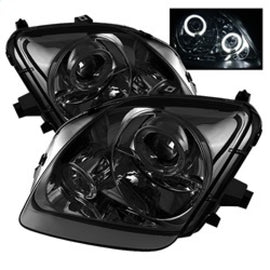 Spyder Honda Prelude 97-01 Projector Headlights - LED Halo - Smoke 5011053