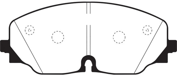 EBC 2017+ Volkswagen Atlas 2.0L Turbo Yellowstuff Front Brake Pads DP43087R