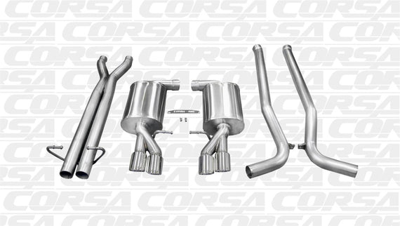 Corsa Performance 14540 Sport Cat-Back Exhaust System Fits 05-09 S4 14540