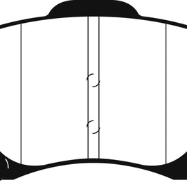 EBC 2013+ Lincoln MKZ 2.0L Hybrid Yellowstuff Front Brake Pads DP42269R