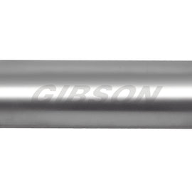 Gibson SFT Superflow Offset/Dual Round Muffler - 8x24in/3in Inlet/2.25in Outlet - Stainless 758300S