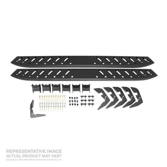 Westin 2015-2018 Chevrolet/GMC Colorado/Canyon Ext Cab Thrasher Running Boards - Textured Black 28-81005