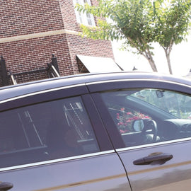 For Jeep Wrangler JK 18 Window Deflectors Tape-On Low Profile Ventvisor Matte 772020