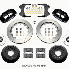 Wilwood Narrow Superlite 6R Front Hub Kit 14.00in WWE ProSpindle (5x4.75in 5x5.00in Hub) 140-15156